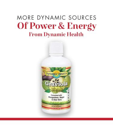 Dynamic Health Graviola Gold - Organic 100% Graviola Juice | 32oz Vegetarian Dietary Supplement, Gluten & BPA Free - Buy Online on GoSupps.com