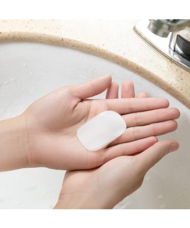 Bamsod 12 Boxes (240 sheets) Jasmine Scented Soap Paper Sheets - Portable Disposable Travel Bath Slice Sheet for Outdoor Use - Buy Online on GoSupps.com