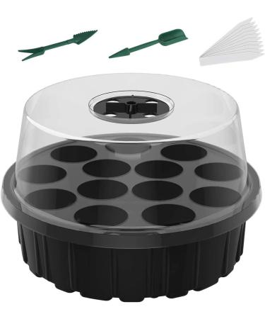 Galand Planting Plant Pot Space-saving 13 Hole Nursery Pan Convenient for Outdoor 1 Set Black - Buy Online on GoSupps.com