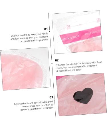 VALICLUD 2paires Lot Films De Soin Pour Mains Paraffine Rose Cire Pour Mains Kit De Cire Pour - Buy Online on GoSupps.com