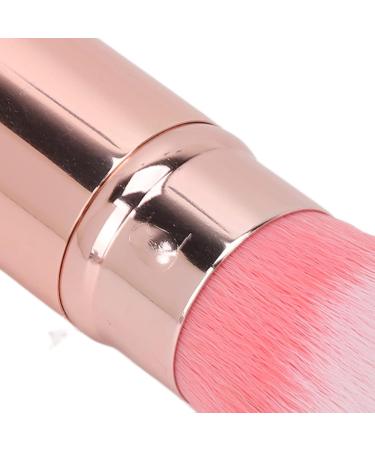 Retractable Makeup Brush - Ergonomic Soft Bristles Cosmetic Tool for Travel | Pink Dustproof Portable Beauty Brush - Buy Online on GoSupps.com