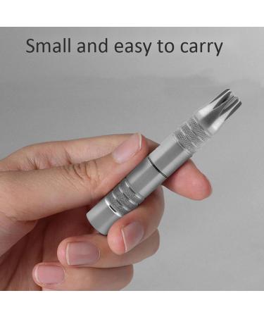 German Stainless-Steel Manual Nose Ear Hair Trimmer for Men Women Battery-Free Hairs Puller Clippers Grooming Travel Kit Gadget - Buy Online on GoSupps.com