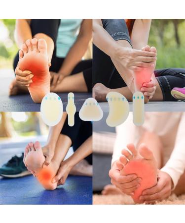25 Pack Blister Bandages - Waterproof Gel Heel Pads for Foot & Toe Protection | Cushioned Adhesive Blister Guards - Buy Online on GoSupps.com