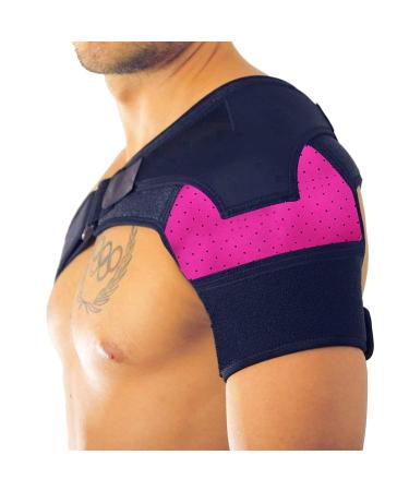 BESPORTBLE Adjustable Neoprene Shoulder Brace Sleeve | Breathable Shoulder Support & Stability Gear for Pain Relief - Buy Online on GoSupps.com
