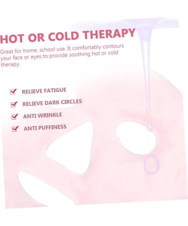 CLISPEED Cosmetic Face Ice Beauty Relief Gel Pad Pattern Toilet Paper Hot Cold Masking Facial Full Gel Ice Pad Women Reusable Gel Covering Spa Miss Cosmetic PVC Pink Big Ice Face - Buy Online on GoSupps.com