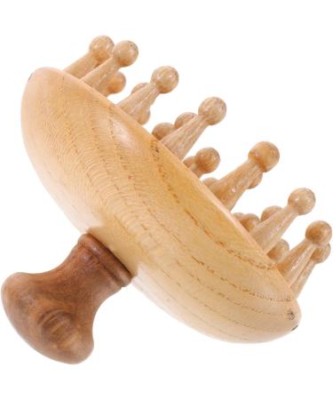 Beavorty 3-In-1 Beech Wood Broad Tooth Massage Comb & Sandalwood Scalp Massager - Perfect for Hair Care & Relaxation - Buy Online on GoSupps.com