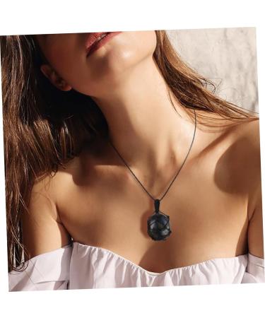 COLLBATH Labradorite Pendant Necklace Chokers for Girls Pendant Labradorite Miss Crystals Necklaces - Buy Online on GoSupps.com