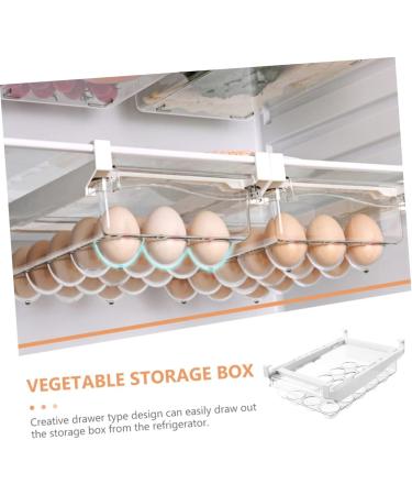 OSALADI Box Plastic Trays for Food Egg Holder for Fridge Eggs Container for Refrigerator Egg Rack re-usable - Buy Online on GoSupps.com