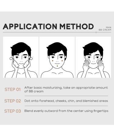 Mens BB Cream Foundation Tinted Moisturiser BB Cream SPF50 Mens Concealer Colour Correcting Cream BB Cream Medium for Cover Blemishes BB Cream for Even Skin Tone SPF Tinted Moisturiser Face - Buy Online on GoSupps.com