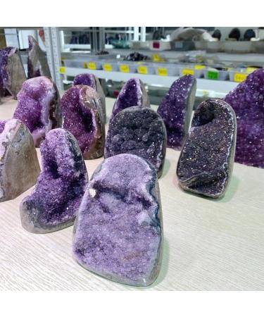 Wholesale Natural Stones Quartz Crystal Clusters Amethyst geode for feng Shui 1pc Natural Luster (Color : 650g-800g) - Buy Online on GoSupps.com