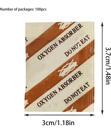 100 Pack Silica Gel & Oxygen Absorbers for Long-Term Food Storage - Moisture Protection & Secure Packaging - Buy Online on GoSupps.com