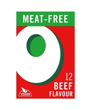 OXO 12 Meat-Free Vegan Beef Flavoured Stok Cubes 71 g (Pack of 1) Vegan Beef 12