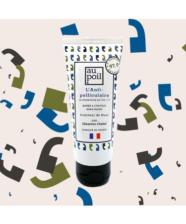 AU POIL the Anti-Dandruff Shampoo Beard & Hair Freshness of Musk by S bastien Chabal - Buy Online on GoSupps.com