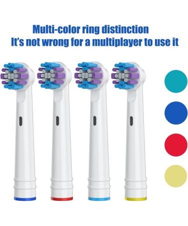 4 Pack Oral-B Replacement Toothbrush Heads | Compatible with Braun Electric Toothbrushes - Buy Online on GoSupps.com