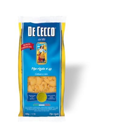 De Cecco Pasta Pipe Rigate Noodles No. 49 500g De Cecco