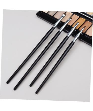 BIUDECO 4pcs Black Eyeliner Precision Brush Horse Hair Women Makeup Tools Eye Makeup Kit - Buy Online on GoSupps.com