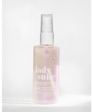 Lady Suite Exfoliating Ingrown Spray with Lactic Acid - Clean & Non-Toxic Intimate Skin Care (2 fl oz | 60 ml) - Buy Online on GoSupps.com
