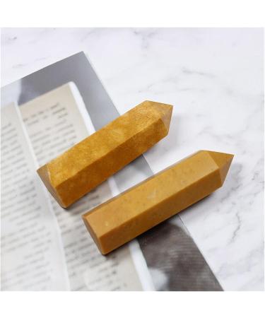 Natural Yellow Aventurine Natural Crystal Points Reiki Feng-Shui Stone for Meditation Room Decor Obelisk Ornament (Color : Yellow Aventurine Size : 5-6cm) 5-6cm Yellow Aventurine - Buy Online on GoSupps.com