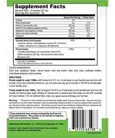 Buy Workout Canister Set - BSCG Certified Drug Free | SSP Nutrition - International Shipping Available - Buy Online on GoSupps.com