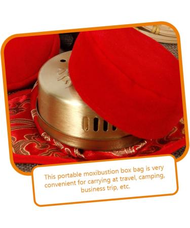 Healeved Moxa Box - Premium Moxibustion Accessories with Flocking Red Cover | International Shipping Available - Buy Online on GoSupps.com