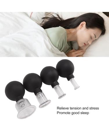 TYCIONG 4-Piece Glass Fire Cupping Set for Pain Relief - Body Face Leg Arm Back Shoulder & Muscle Therapy - Buy Online on GoSupps.com