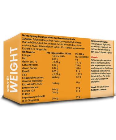 Sano-Fit Weight Loss Capsules - Quick Fat Burning & Effective Weight Loss for Your Dream Figure - Buy Online on GoSupps.com