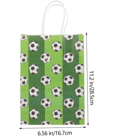 RUNROTOO 10pcs Gift Bags Paper Present Bags Sports Theme Party Decorations Sports Party Decorations Sports Birthday Party Decorations Sports Party Favors 120g Kraft Paper Football Food - Buy Online on GoSupps.com