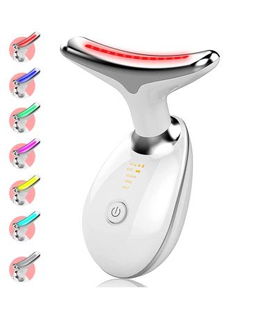 Hepsun Firming Wrinkle Removal Face Neck Beauty Device 7 Color Mode Skin Rejuvenation Jawline Shaper Handset Neck Tightening Anti-Aging