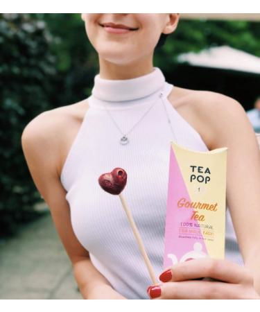 Tea Pop Different - AM Stick: Herbal & Fruit Tea Blend | Instant Hot Water Dissolve for Winter Warmth - Buy Online on GoSupps.com
