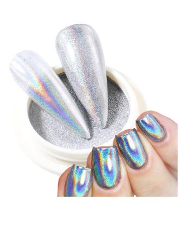 Gzsyy Holographic Nail Powder - 2 Pcs Chameleon Pigment Rainbow Glitter for Stunning Nail Art - Buy Online on GoSupps.com