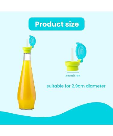 4-Piece Classic Replacement Baby Lid for ORNOOU Portable Bottles | Spill-Proof Twist Cover Cap with Straw - Buy Online on GoSupps.com