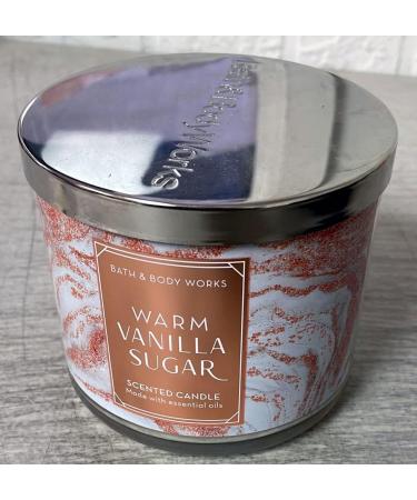 White Barn 3-Wick Scented Candle - Warm Vanilla Sugar | Bath & Body Works | International Shipping Available - Buy Online on GoSupps.com