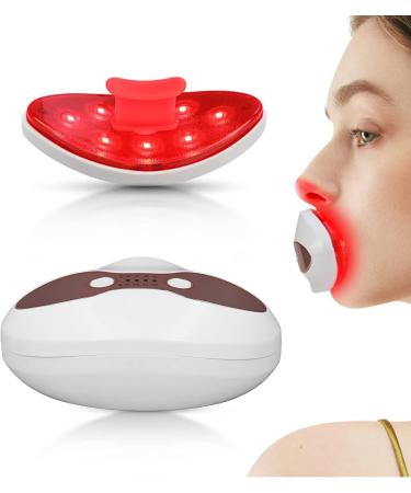 Red LED Light Lip & Eye Care Tool - 4 Heating Modes for Wrinkle Removal Anti-Aging & Lip Plumping | Portable & Easy to Use Device - Buy Online on GoSupps.com