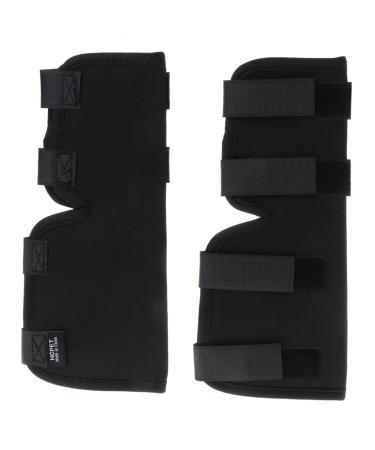 Youngy 1 Pair Legs Brace Pet Knee Hock Protector Dog Pad Therapeutic Support Shockproof - XL