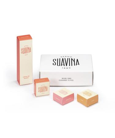 SUAVINA - Baume L vres Hydratant Original + P diatrie + Citrus en Pot de 10 ml + Cr me Mains Naturelle 40 ml - Cadeaux pour les M res ou les P res - B b ou Enfant