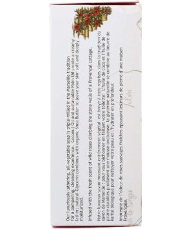 South of France Climbing Wild Rose Soap - French Milled Oval Bar with Organic Shea Butter | 6 Oz - Luxurious Hydration for All Skin Types - Buy Online on GoSupps.com