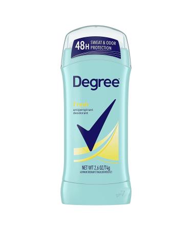 Degree Fresh Dry Protection Antiperspirant Deodorant Stick 2.6 oz (Pack of 7)