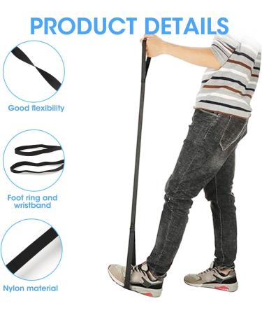 Leg Up Leg and Foot Lifter Mobility Aid Single Loop in Black Leg Lifter Strap Leg Lifter Mobility Aid for Bed for Elderly Aids Knee and Hip Replacement Rehabilitation for Easy to Use Leg Raiser - Buy Online on GoSupps.com