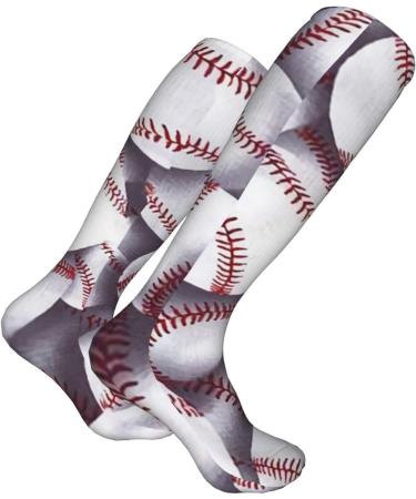 Shop Baseball-Litter Compression Socks for Men & Women | 15-20 mmHg Circulation Support for Running & Cycling - Boost Performance & Recovery - Buy Online on GoSupps.com