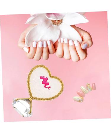 Healeved Nail Art Display Stand - Crystal & Peg Board Earring & Polish Holder - 8.7x6.5cm Assorted Colors - Perfect for Manicure & Nail Display - Buy Online on GoSupps.com