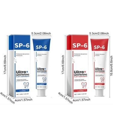 SP-6 Ultra Whitening Toothpaste - Deep Cleaning & Brightening Formula for a Radiant Smile | International Shipping - Buy Online on GoSupps.com