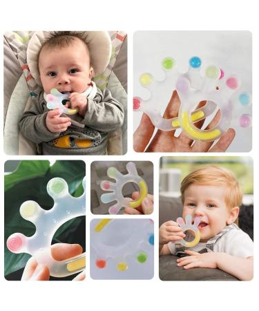 Haakaa Baby Teething Toys - Silicone Palm Teether Combo for Babies | Soothes Teething Pain & Gums | BPA-Free | 3M+ | 2pcs - Buy Online on GoSupps.com