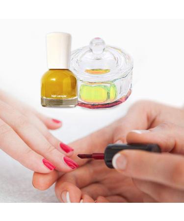 Lurrose 2 pc Nail Glass Crystal Cup & Acrylic Liquid Dapping Shell with Lid | Crystal Nail Dappen Dish for Art | Transparent Dappen Bowl - Shop Internationally! - Buy Online on GoSupps.com