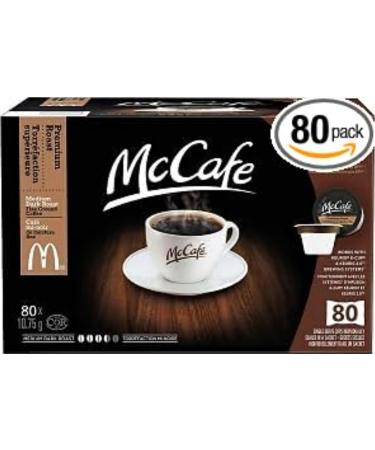 80 K-Cups. f Pods. Medium Dark Roast. Fine Ground Coffee.