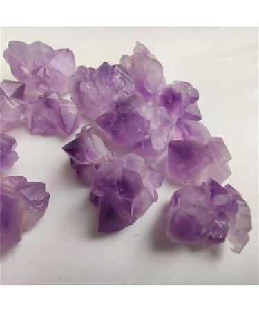 100g Natural Raw Stone Crystal Amethyst Irregular Rock Purple for Specimen Collection Garden Decor Gift ERBDRGAZ 1-2cm Purple - Buy Online on GoSupps.com