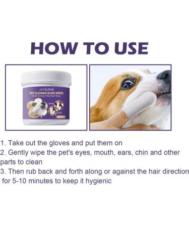 50 Pieces Dog Dental Care Finger Pads & Cleaning Wipes - Optimal Oral Hygiene for Pets - Buy Online on GoSupps.com