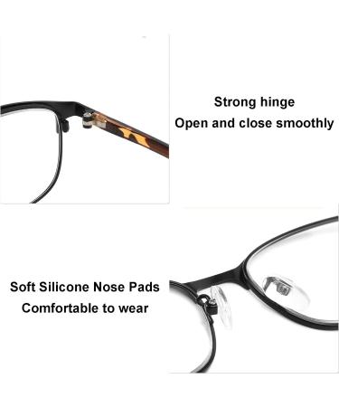 BAFAFA +3.0 Reading Glasses - Blue Light Blocking Spring Hinge Readers for Men & Women | Red Anti-UV Blend Eye Load Blocker - Buy Online on GoSupps.com