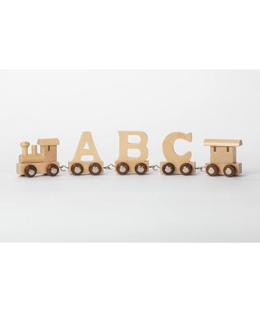 SOTAF Wooden Name Train - Personalized Gift Idea for Birthdays Easter & Baptism (Letter N) - Buy Online on GoSupps.com