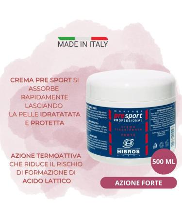 HIBROS Sport PreSport Strong Professional Warming Cream 500ml - Buy Online on GoSupps.com