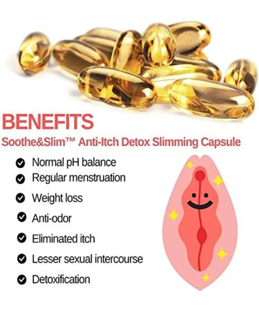 FemiPure Anti-Itch Detox Slimming Capsules - Anniecare Instant Relief & Odor Removal (4PCS) - Buy Online on GoSupps.com